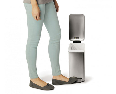 simplehuman inner bucket removable for quick trash disposal