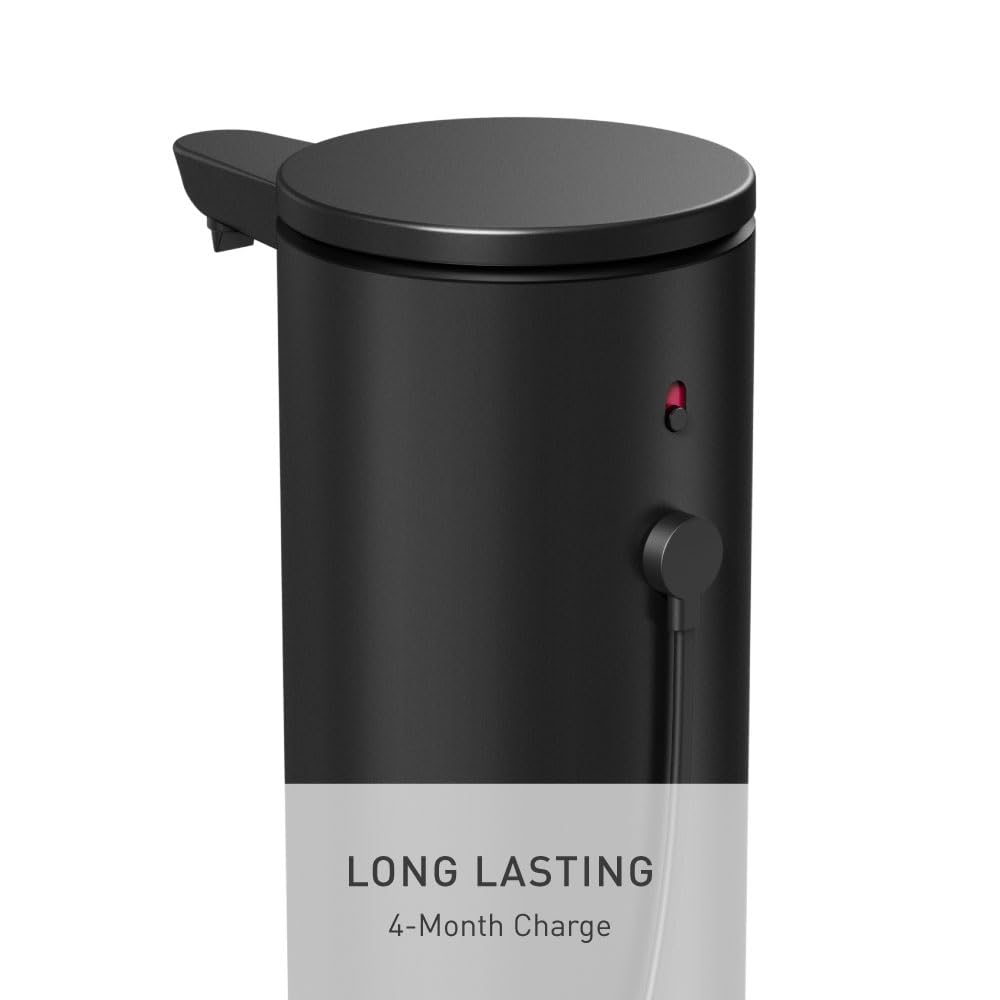 simplehuman IP67 waterproof design, easy cleaning under sink.