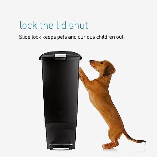 simplehuman lid shox silent close for smooth daily use.
