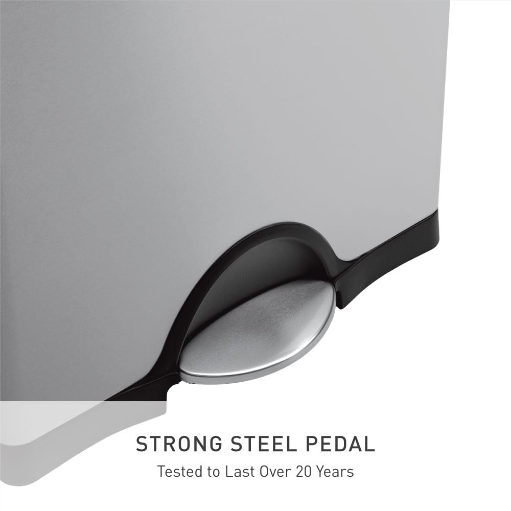 simplehuman lid shox silent close provides a quiet kitchen environment
