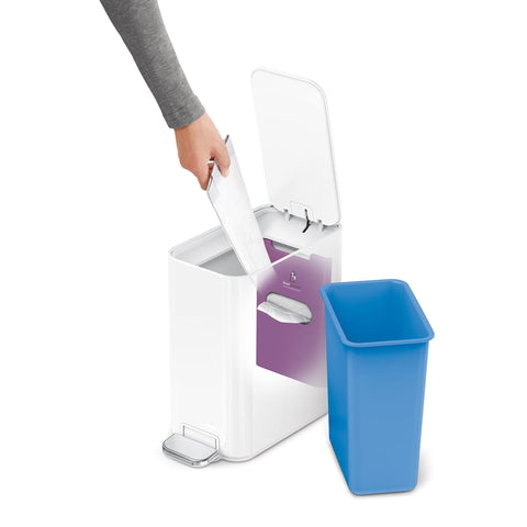 simplehuman lid shox shows silent close for quiet operation