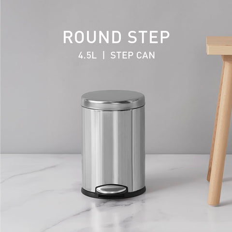 simplehuman lid shox provides a smooth, quiet close for a calmer bathroom