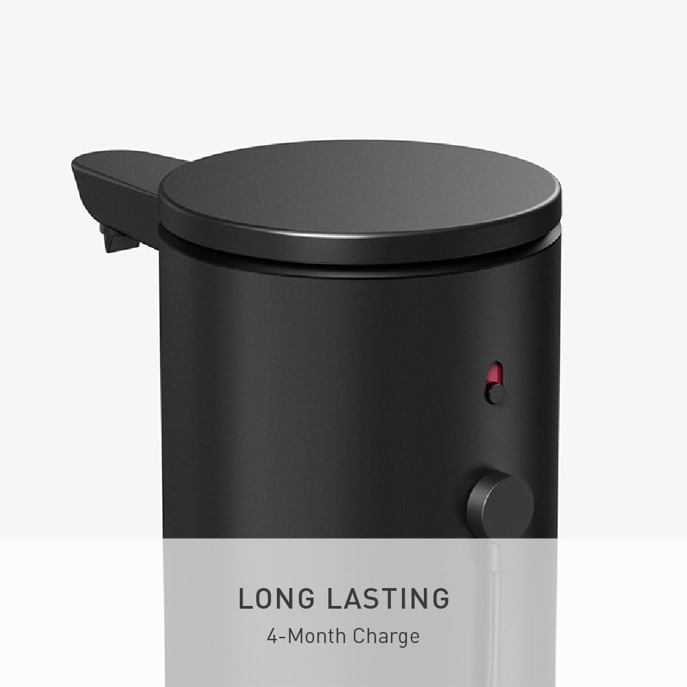 Simplehuman refill opening ensures quick, mess-free refills.