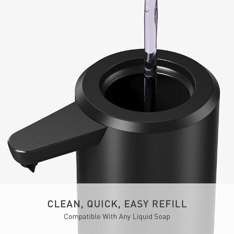 Simplehuman waterproof design simplifies cleaning and maintenance.