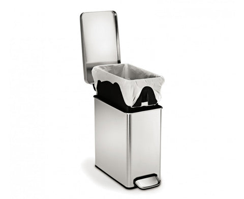 simplehuman non-slip base keeps can steady on floors