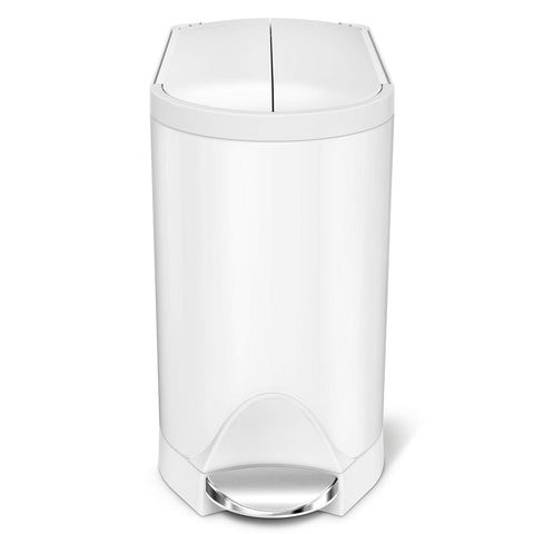 simplehuman removable inner bucket simplifies trash disposal and cleaning