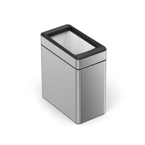Simplehuman removable inner bucket makes bag replacement clean and easy.