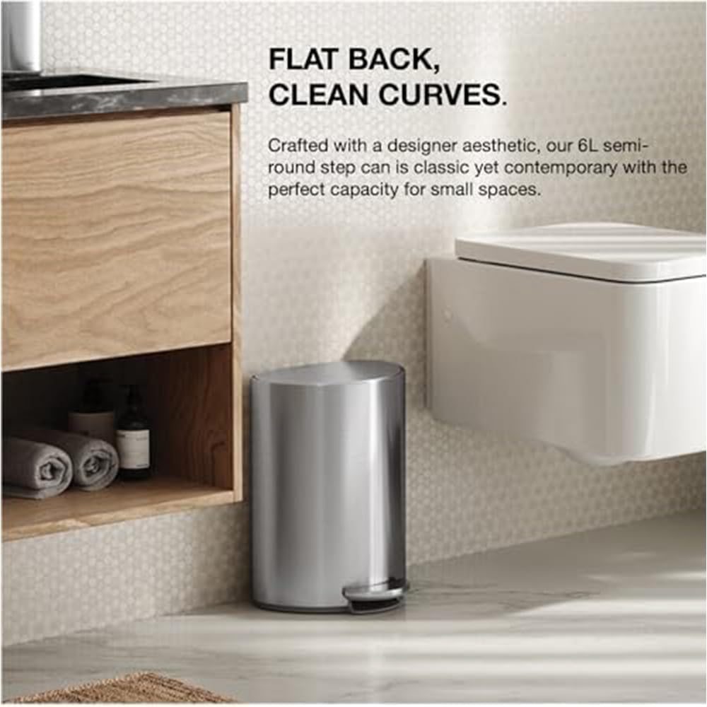 soft semi-round shape maximizes space and accessibility.