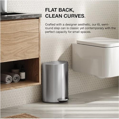 soft semi-round shape maximizes space and accessibility.