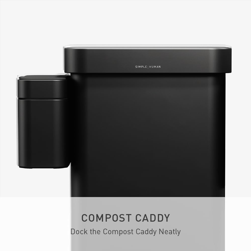 simplehuman stainless steel liner rim hides liners for a neat appearance
