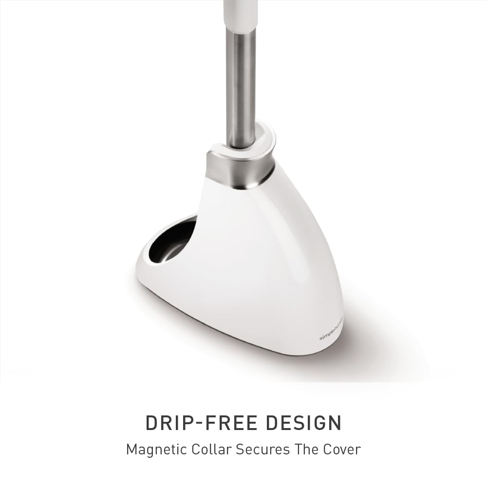 simplehuman stainless steel rod offers durability during cleaning tasks