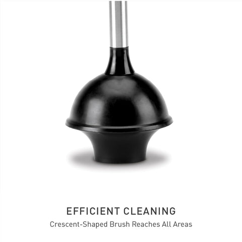 simplehuman stainless steel rod stands up to vigorous daily use.