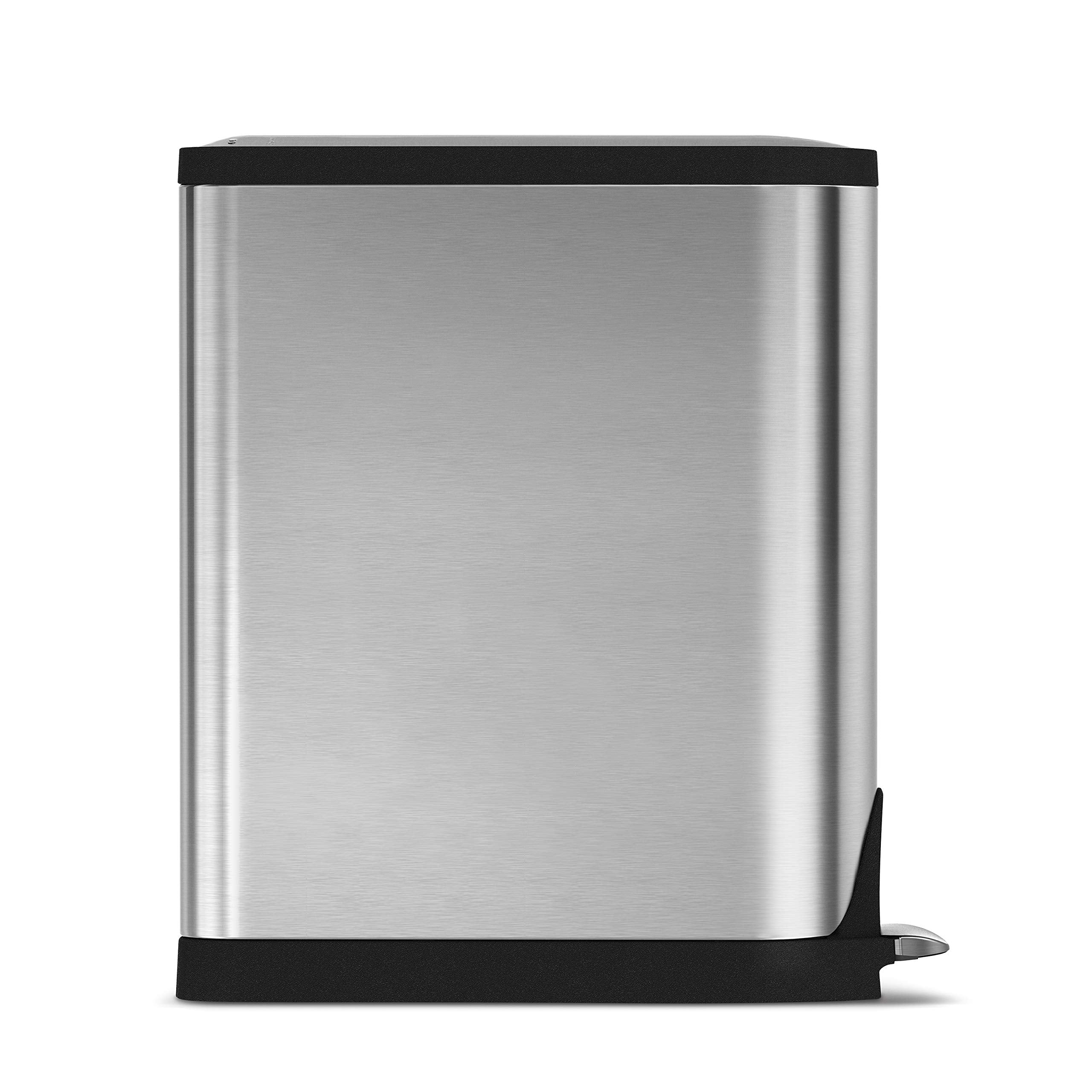 simplehuman strong steel pedal for durable daily use