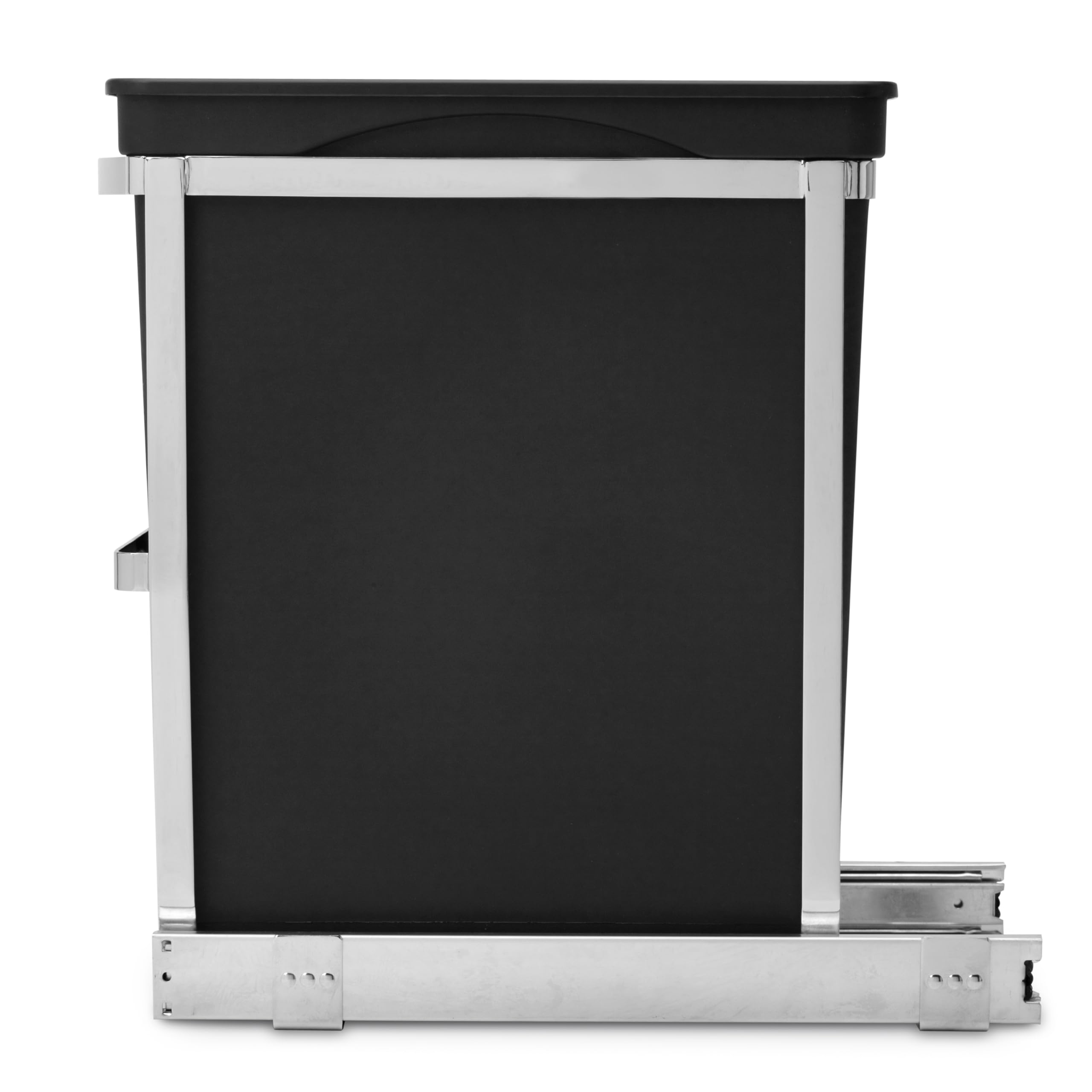 Close-up of the simplehuman sturdy steel frame showcasing durable construction