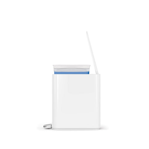 simplehuman trash can pedal demonstrates durable metal construction for long-lasting use