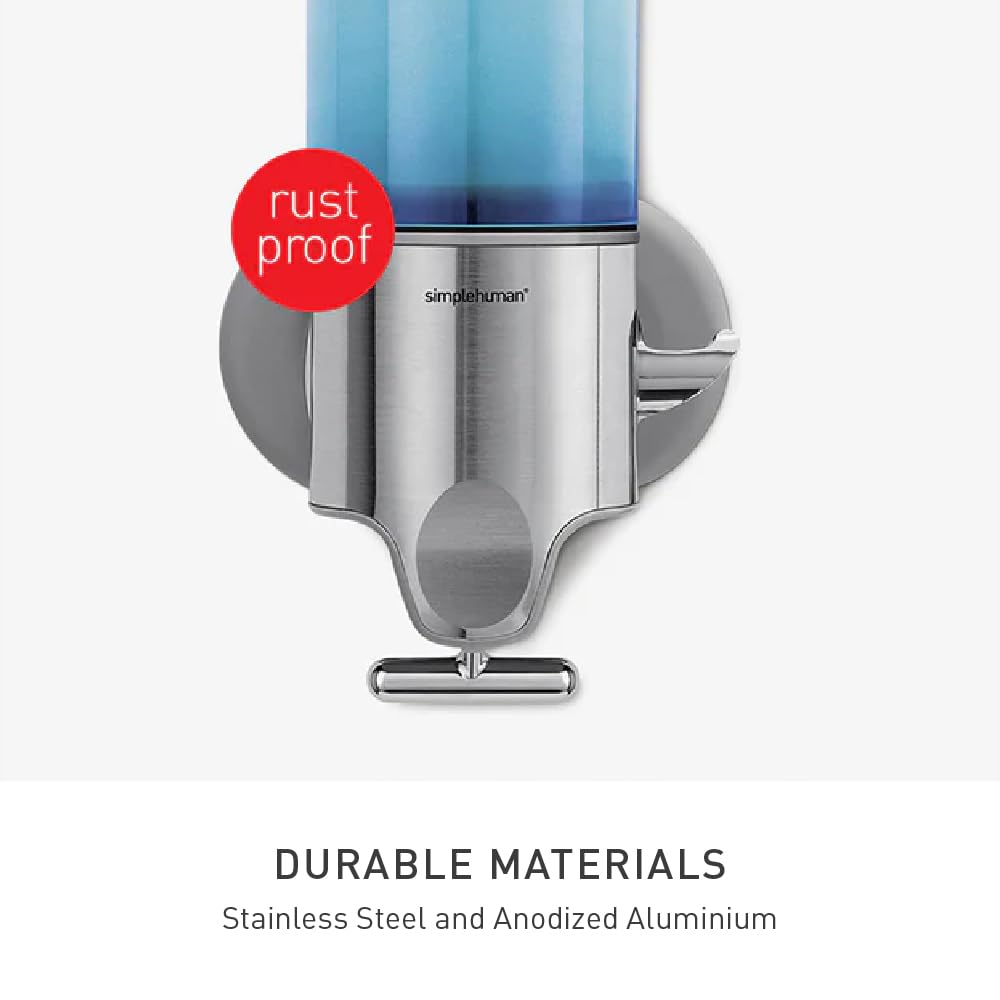 Wide opening refills quickly, reducing spills during soap changes.
