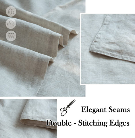 Back view of Simple&Opulence euro sham with envelope overlap closure for secure fit.