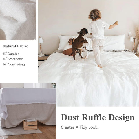 SimpleOpulence linen fabric is breathable and durable with OEKO-TEX certification
