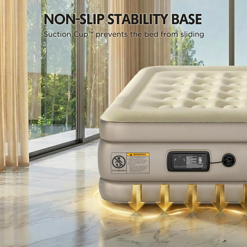 Simpli Comfy durable multi-layer PVC resists punctures for long-term use.