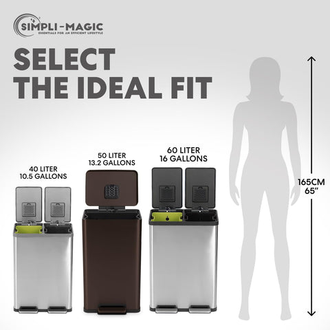 Simpli-Magic 50L smudge-resistant finish stays cleaner longer.