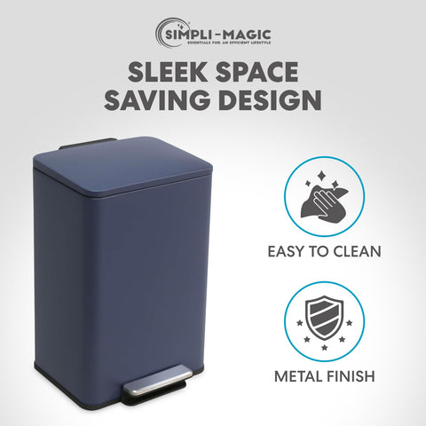 SIMPLI-MAGIC 50L slim-profile design fits tight spaces beside counters.