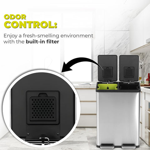 SIMPLI-MAGIC 60L open lid with lid lock for extended open duty