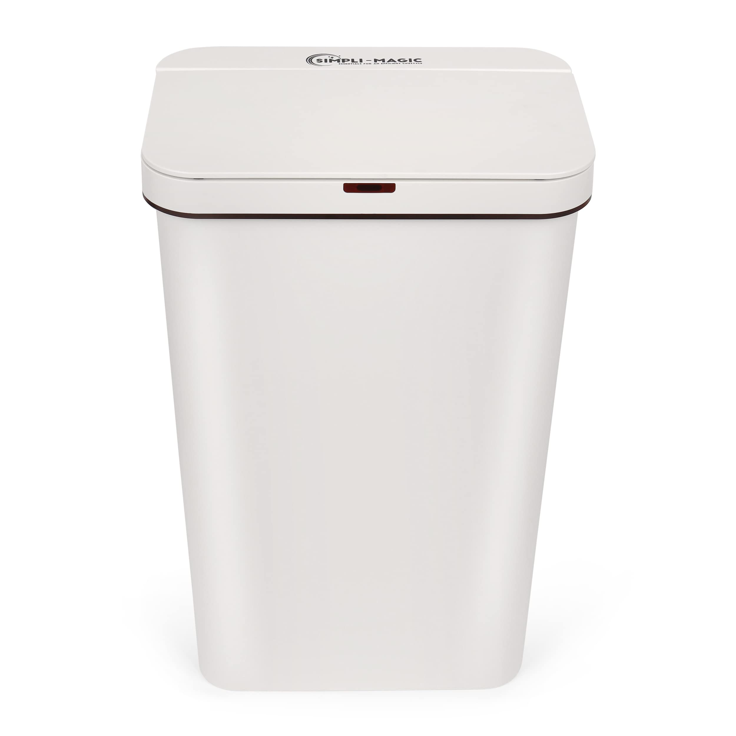 SIMPLI-MAGIC 79502 sensor area enabling touchless waste disposal.
