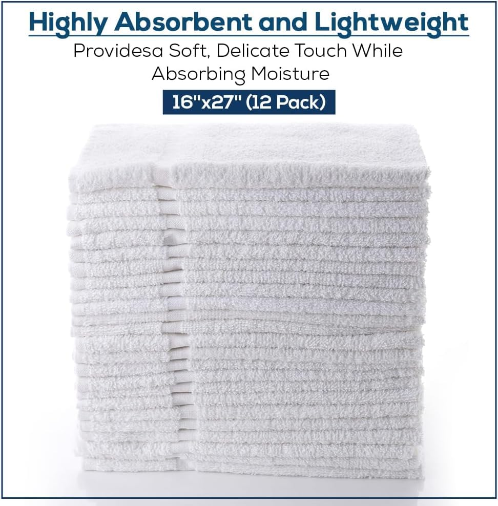 SIMPLI-MAGIC Cotton Hand Towels 16x27 size for ample coverage during daily tasks.