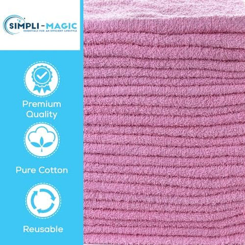 SIMPLI-MAGIC hand towels in bathroom setting, ideal for guest use and everyday drying.