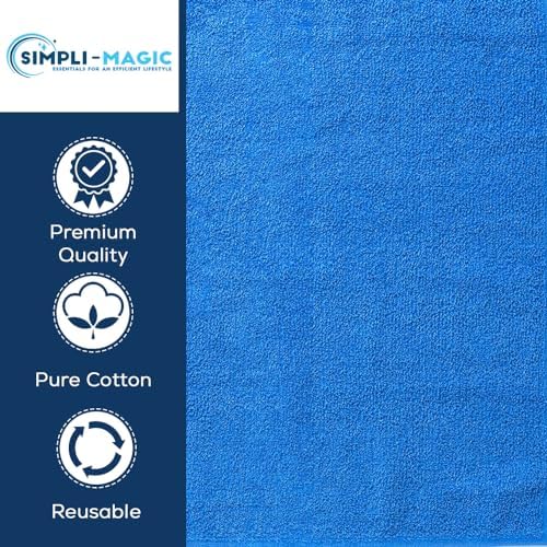 Blue SIMPLI-MAGIC hand towel 16x27, quick-drying for daily routines
