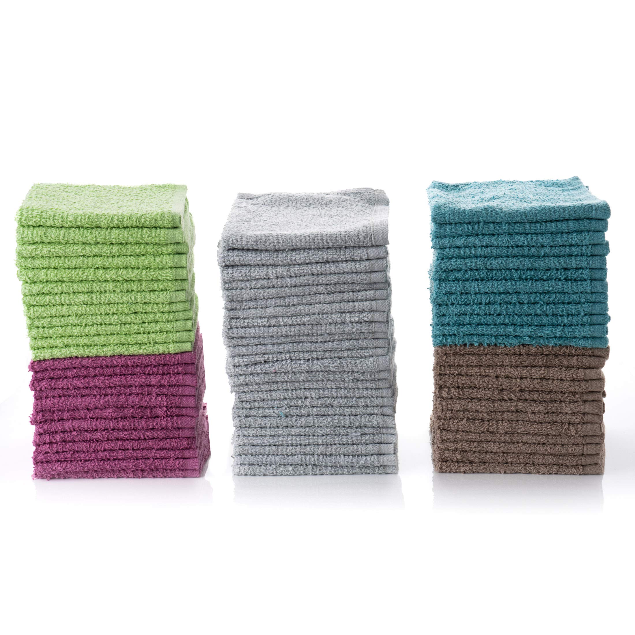 SIMPLI-MAGIC commercial terry washcloths perfect for hotel and office routines