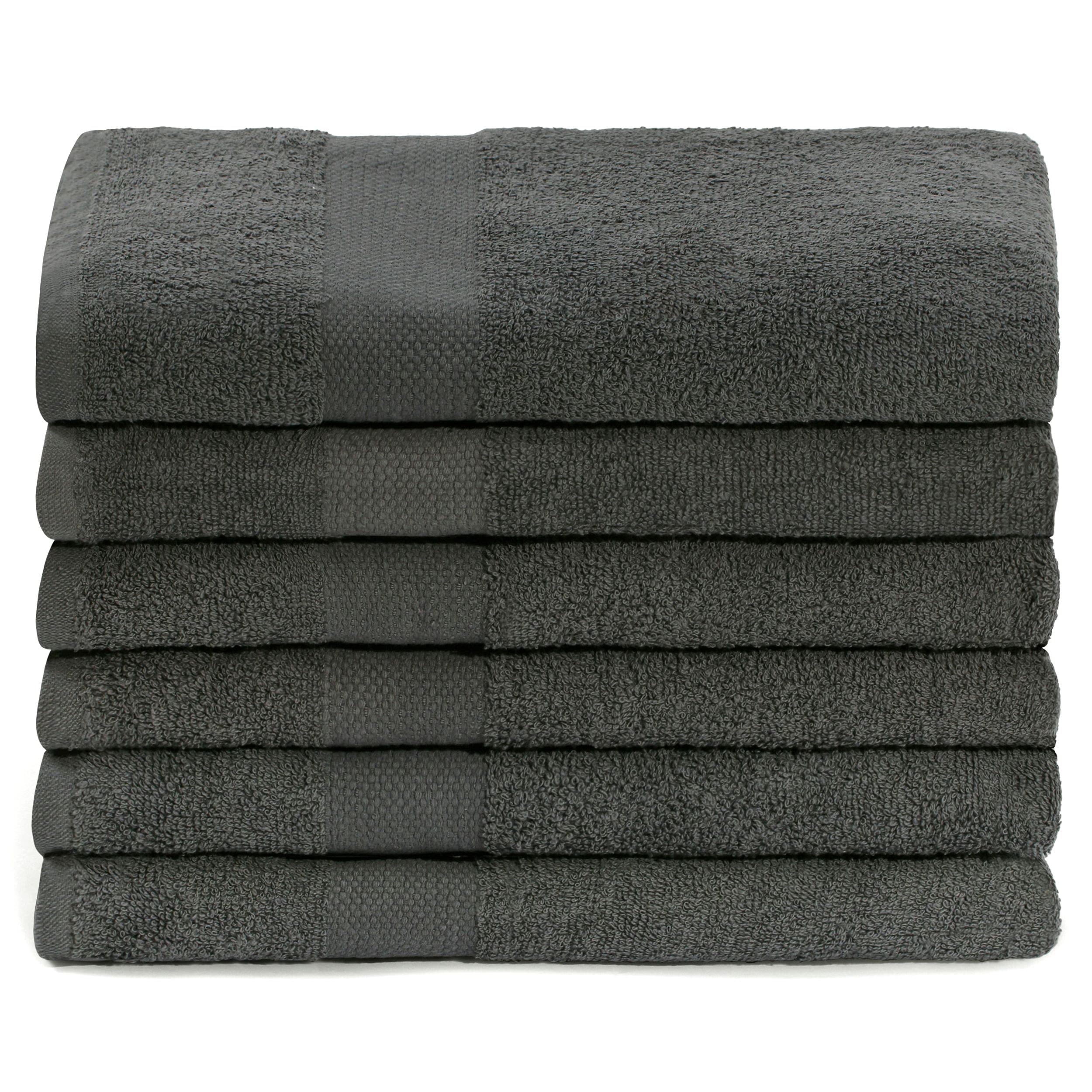 SIMPLI-MAGIC towel closeup highlights soft cotton and high absorbency for quick drying.