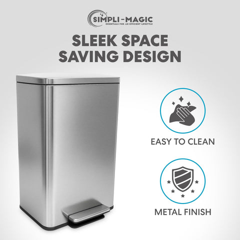 SIMPLI-MAGIC wall-friendly design fits snugly against cabinets.