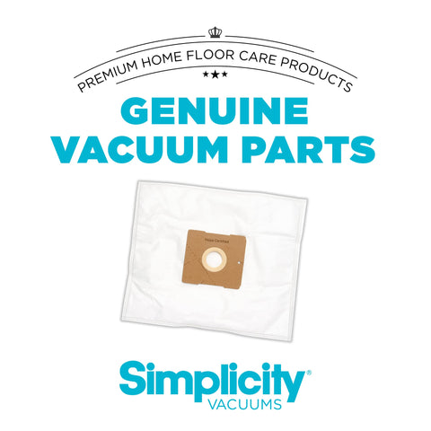 Simplicity SZH-6 bag in use demonstrates dust-trap efficiency