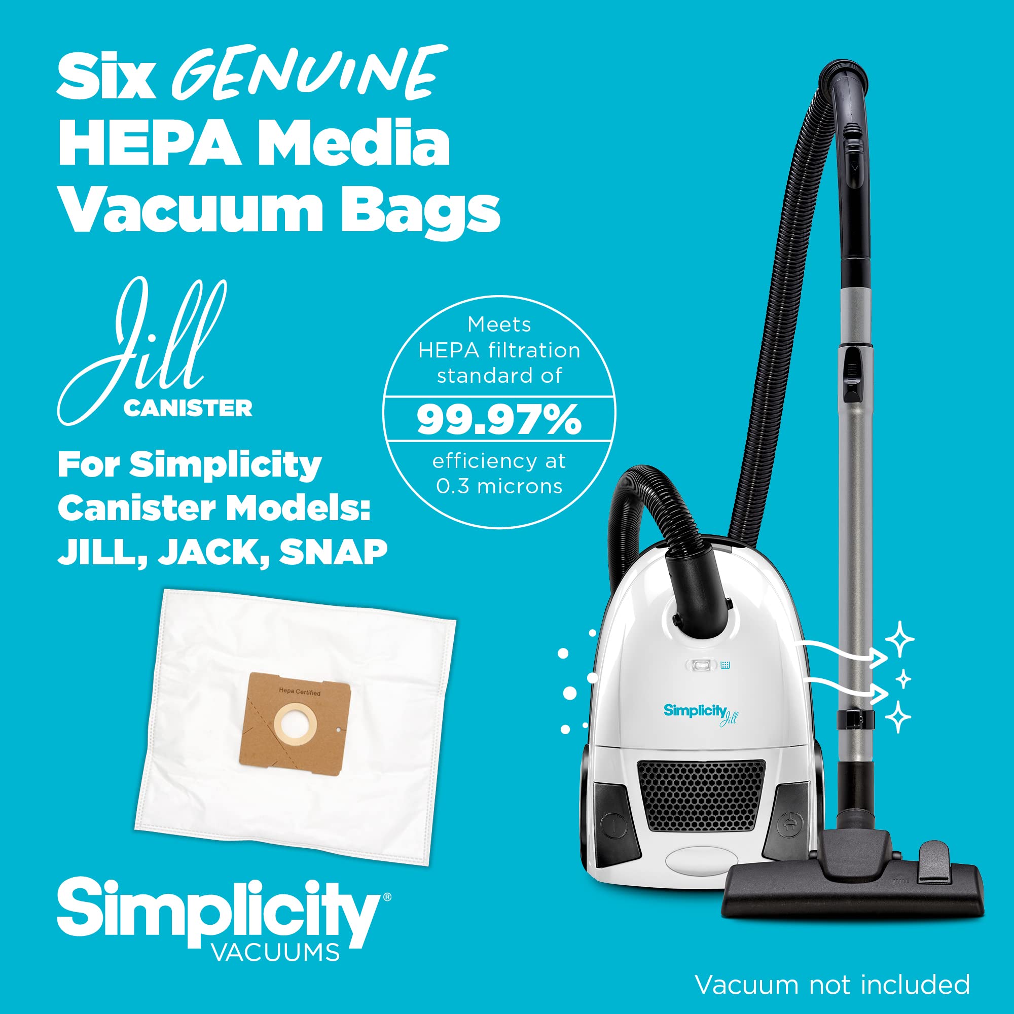 Simplicity SZH-6 Type Z bag packaging label highlights compatibility