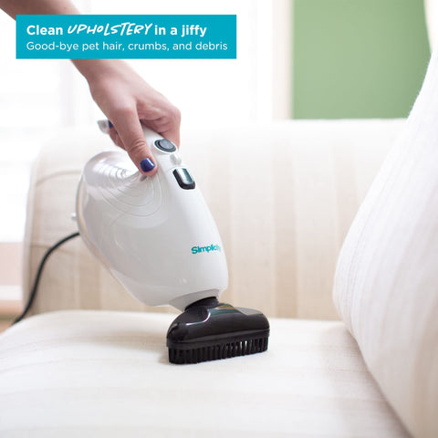 Simplicity Vacuums Flash Mini extended reach with 14-foot cord for long cleanups.