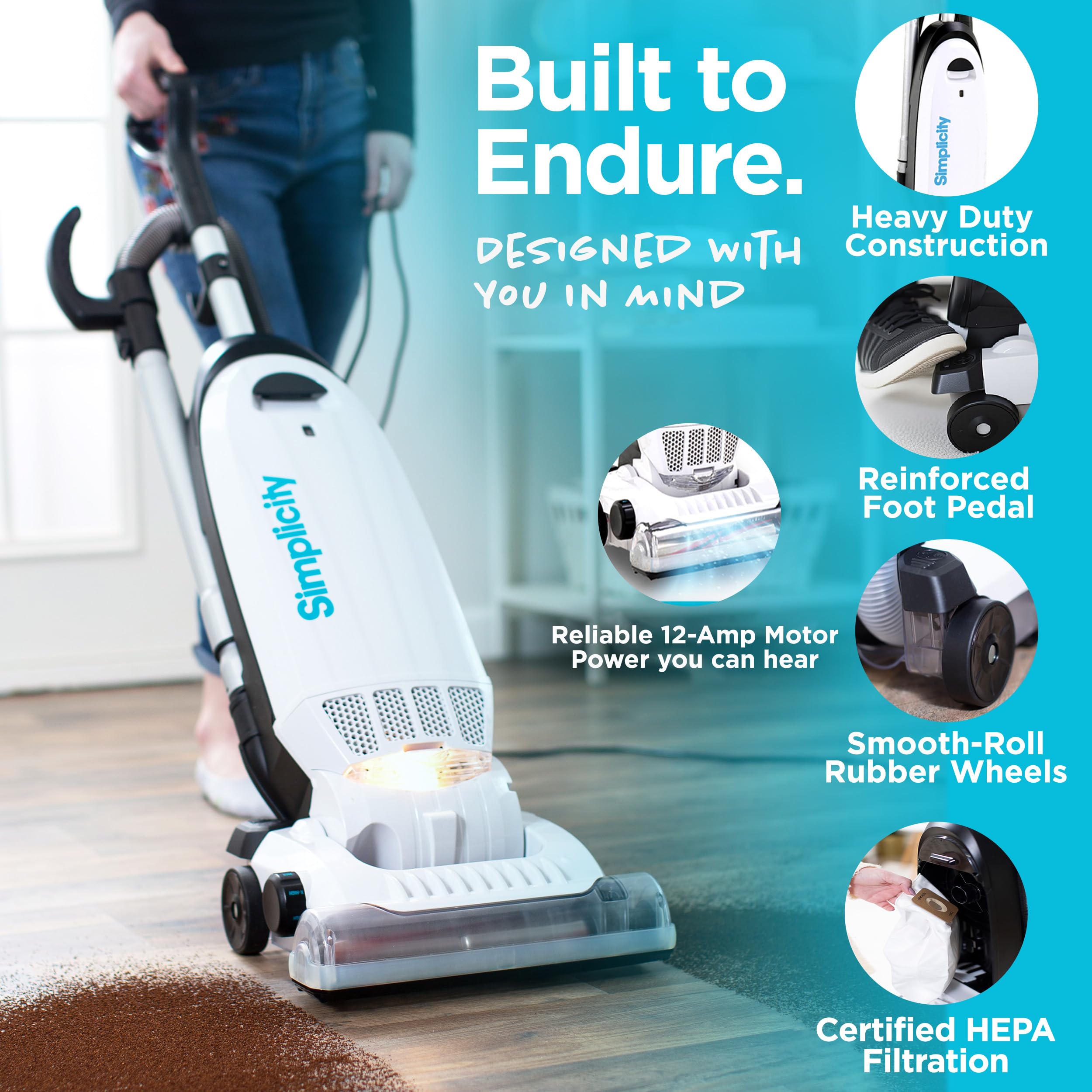 Simplicity S20EZM attachments for crevices and upholstery care