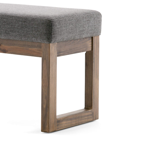 SIMPLIHOME Milltown fabric texture closeup captures modern elegance for entryways.