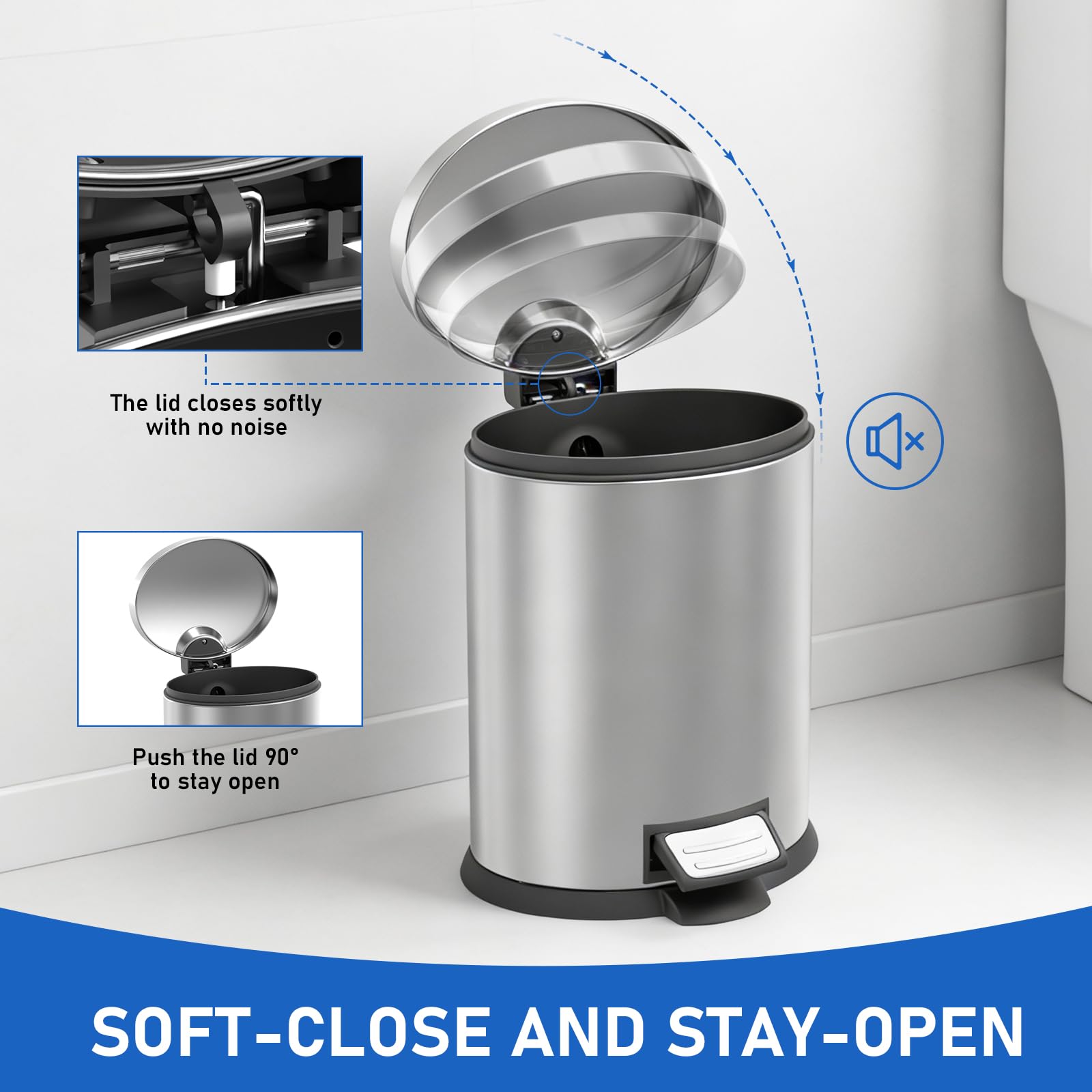 SIMPLYKLEEN portable handle for easy carrying and emptying