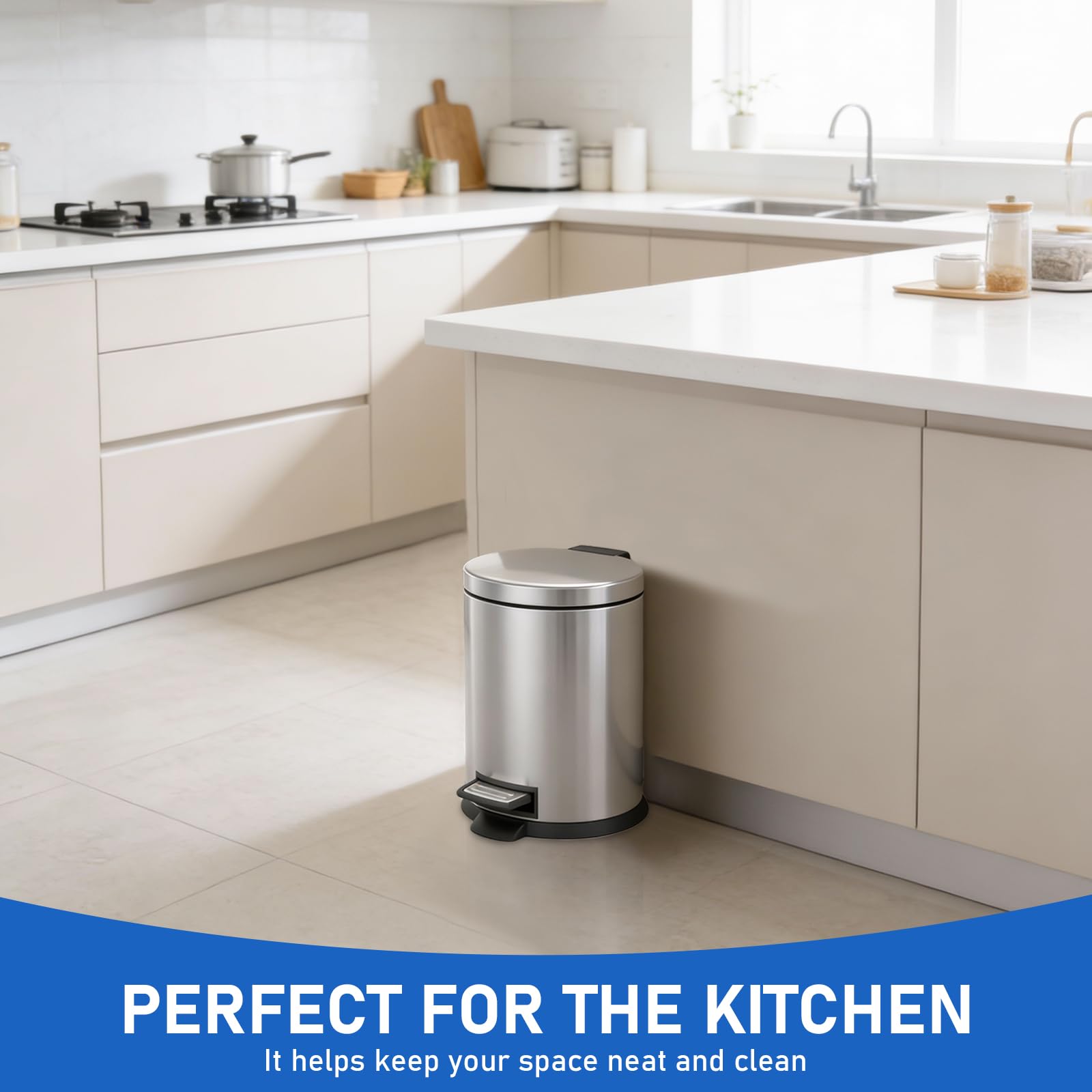 SIMPLYKLEEN removable inner bucket for easy liner changes
