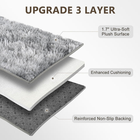 SimpWalnut vacuum-packed rug unboxing and quick fluff recovery