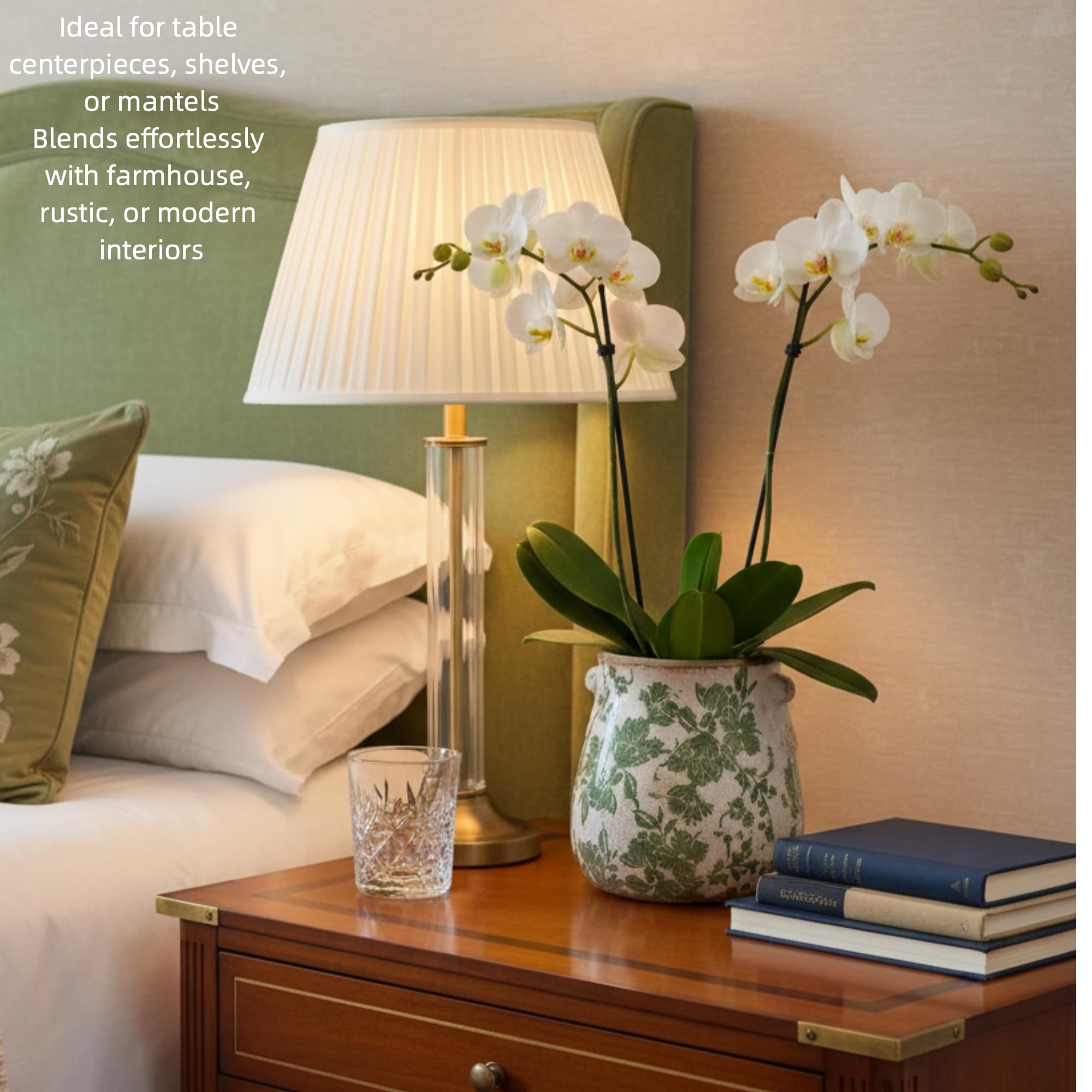 Sincerluxe country chic vase complements farmhouse decor and cozy spaces.