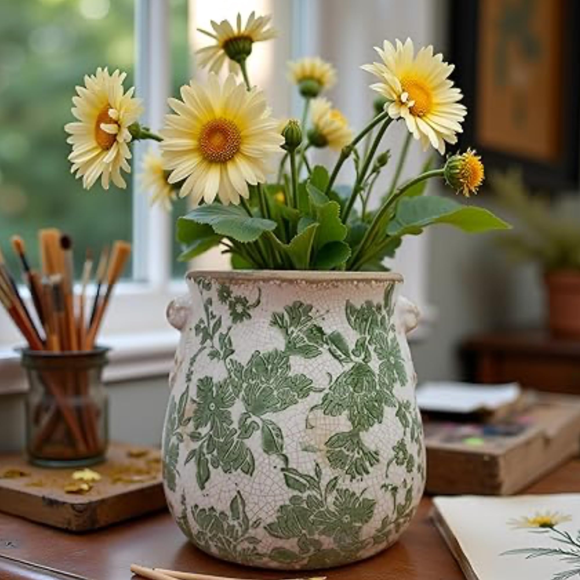 Sincerluxe vase suitable for faux or real blooms, ideal for gifting.