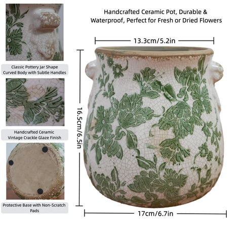 Sincerluxe multipurpose vase and planter for flowers or small plants.