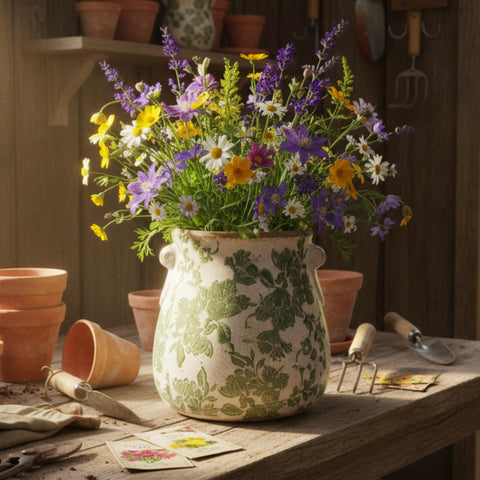 Sincerluxe tabletop vase perfect for kitchens, living rooms, and corners.