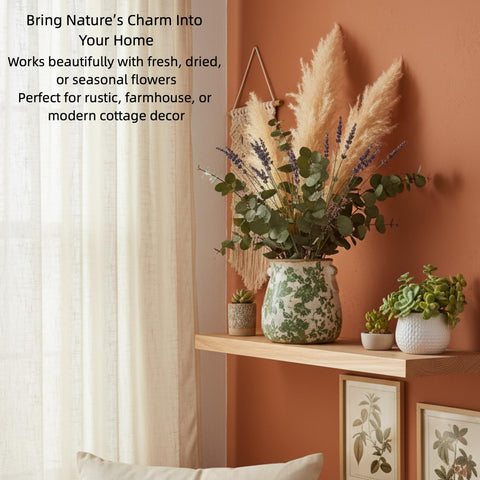 Sincerluxe ceramic vase designed for waterproof use with lasting color.