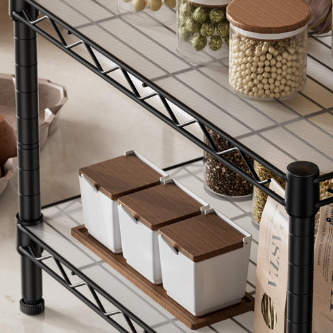 SINGAYE 2-tier shelf pantry organization with efficient layout