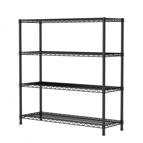 SINGAYE 4-shelf unit front view shows sturdy storage for tools and supplies.