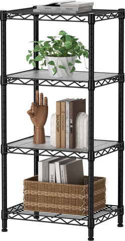 SINGAYE 4-shelf unit front view for compact, accessible storage in tight spaces