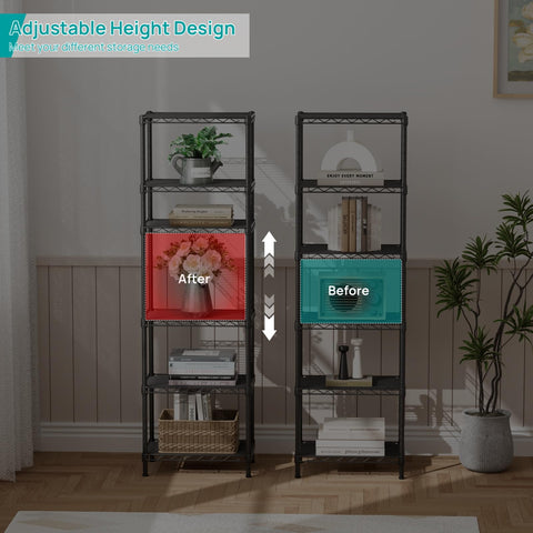 SINGAYE dimensions 10 in depth by 16 in width and 60 in height.